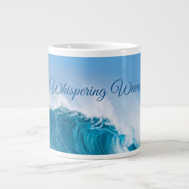 Grande Tasse Vagues de Whispering : ASMR d'inspiration océaniqu (Devant)