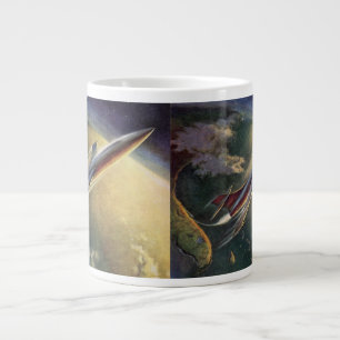 Grande Tasse Vaisseau spatial de science-fiction vintage Avion