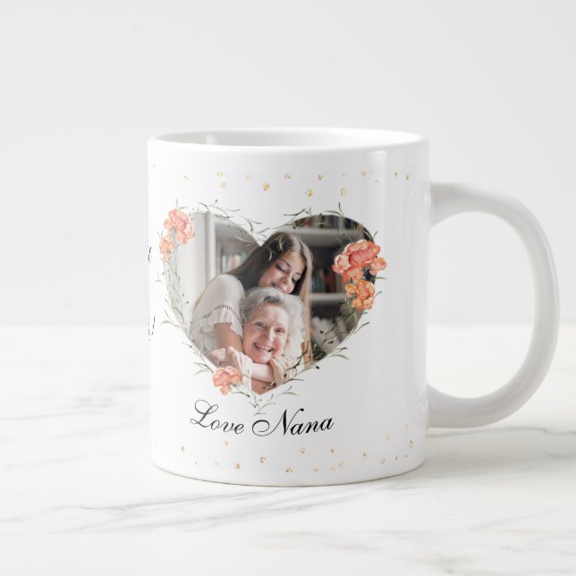 Grande Tasse Valentine Pour Grandchild Heart Wreath (Droite)
