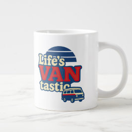 Grande Tasse VANtastic Red Cream Blue Edition