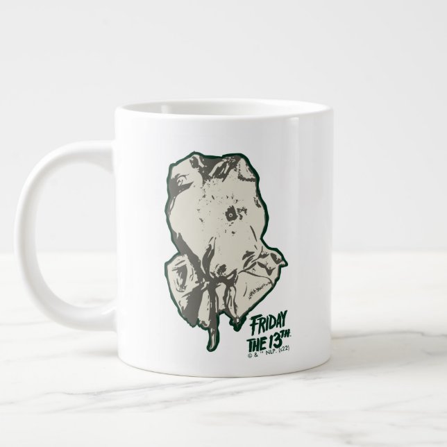 Grande Tasse Vendredi 13 | Jason Voorhees Burlap Sack (Gauche)