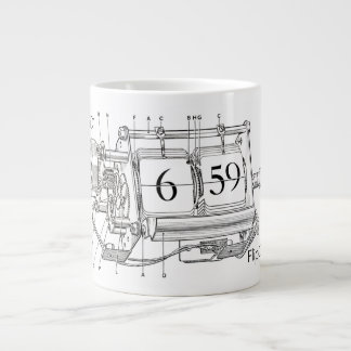 Grande Tasse Ventilateurs de l'horloge à retourner Café Mug