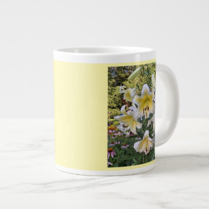Grande Tasse Verre de lis jaune