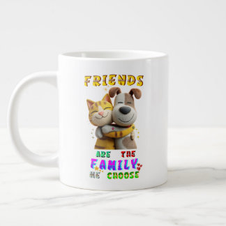 Grande Tasse Verres d'amis sont la famille que nous choisissons