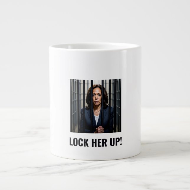 Grande Tasse Verrouiller Kamala Spécialité Café Mug (Devant)