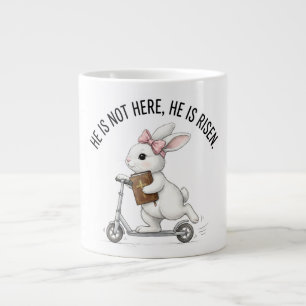 Grande Tasse verset de Pâques chrétien inspirant Il est ressusc