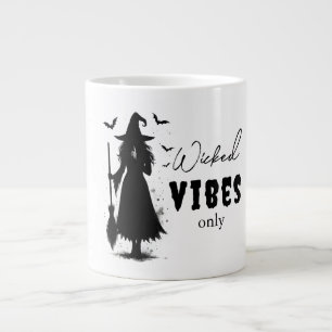 Grande Tasse "Vibes perdues seulement" - Sorcière noire Hallowe