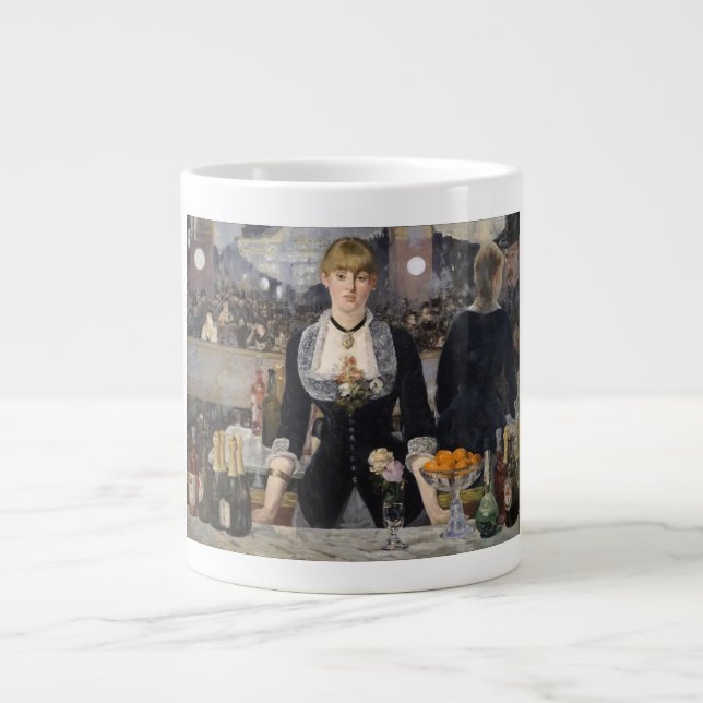 Grande Tasse Victorian Bar Girl at Folies Bergere in France (Devant)