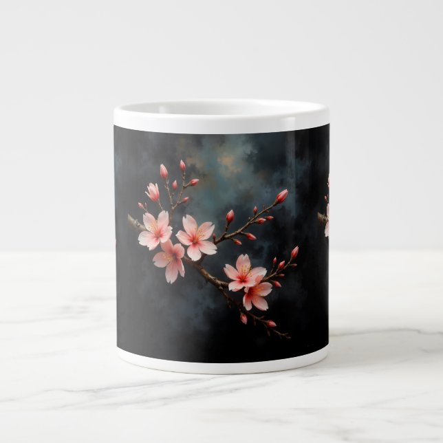Grande Tasse Vietnamese Peach Blossom Art (Devant)