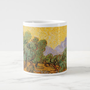 Grande Tasse Vincent van Gogh - Oliviers, Ciel Jaune et Soleil