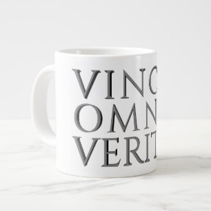 Grande Tasse VINCIT OMNIA VERITAS - Mug de café géant léger