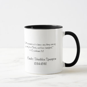 Grande tasse vintage de Charles Spurgeon