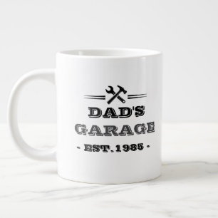 Grande Tasse Vintage "Le Garage de Papa - Fondé en 1985"