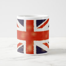 Vintage Union Jack Jumbo UK Flag Mug