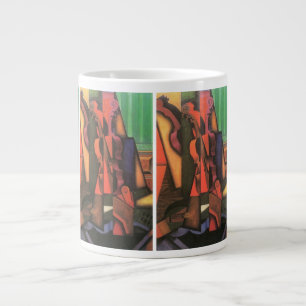 Grande Tasse Violon et guitare de Juan Gris, Art Cubisme Vintag