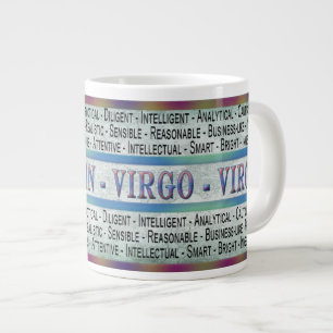 GRANDE TASSE VIRGO- VIRGIN - CAFÉ/SOUPE/JUMBO MUG - TEXTE
