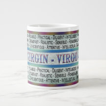VIRGO- VIRGIN - CAFÉ/SOUPE/JUMBO MUG - TEXTE