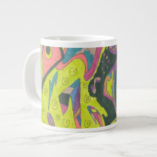 Grande Tasse Voici, Abstrait original