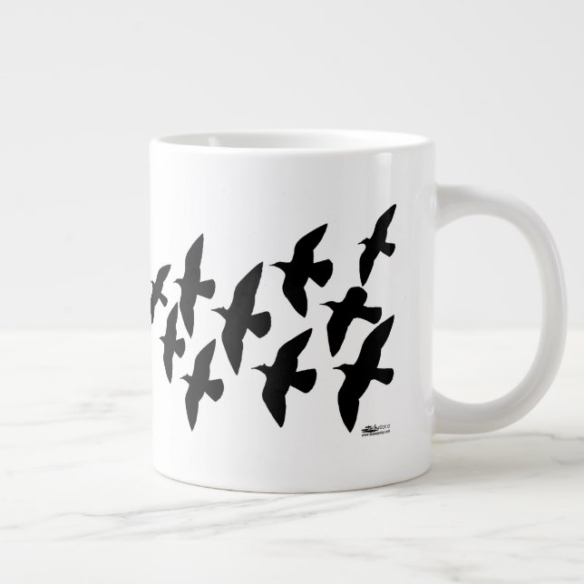 Grande Tasse Vol de pigeons (Droite)