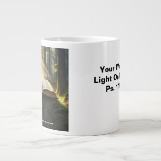 Grande Tasse Votre Parole Est Lumière Sur Mon Chemin Jumbo Mug