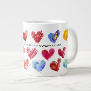 Grande Tasse Vous Avez Élevé Mon Coeur Dans Chaque Couleur