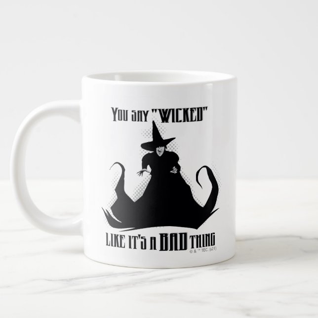Grande Tasse Vous dites "Méchant" Comme si c'était une mauvaise (Gauche)