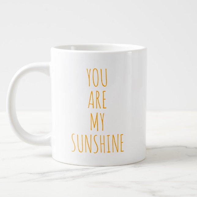 Grande Tasse "Vous êtes mon soleil" Simple Moderne Agritourisme (Gauche)