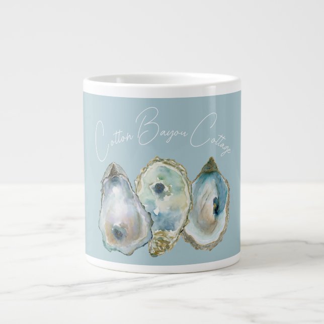 Grande Tasse Watercolor Oyster (Devant)
