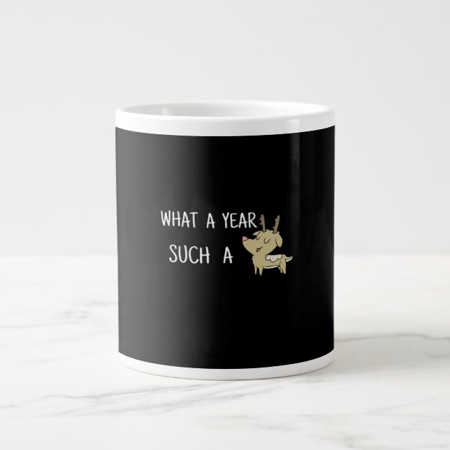 Grande Tasse What A Fun Deer Moment Retro Style  (Devant)
