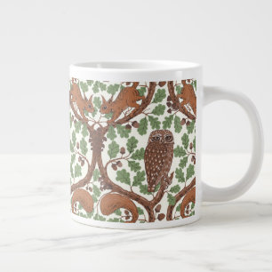 Grande Tasse Whispers/Chouettes et écureuils des bois dans le c