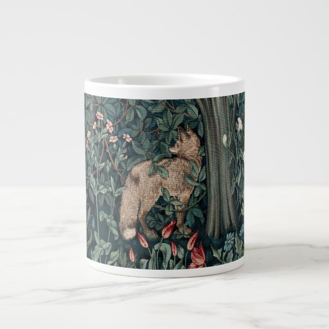 Grande Tasse William Morris Woodland Tapestry Fox (Devant)