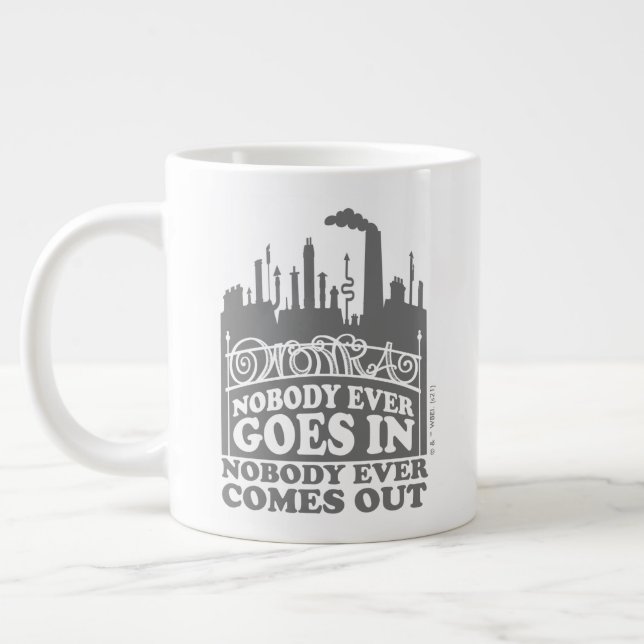 Grande Tasse Willy Wonka Factory - Personne N'Entre Jamais (Gauche)