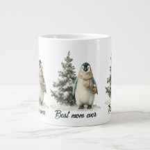 Winter Penguin “Best Mom Ever” Design
