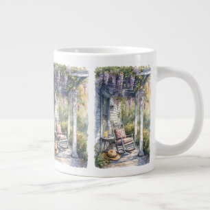 Grande Tasse Wisteria Porch Rocking Chair Scène