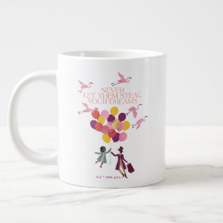 Grande Tasse Wonka "Ne les laissez jamais voler vos rêves"
