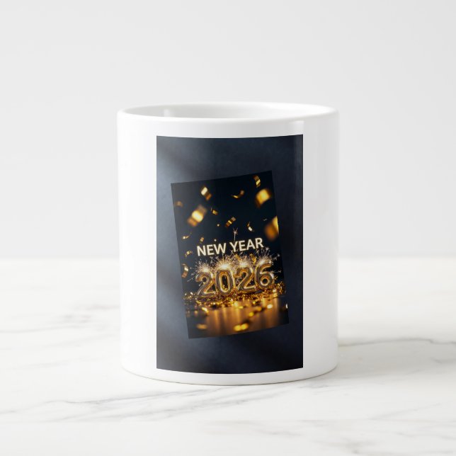 Grande Tasse Year 2026 – Fresh Start Greet Specialty Mug (Devant)