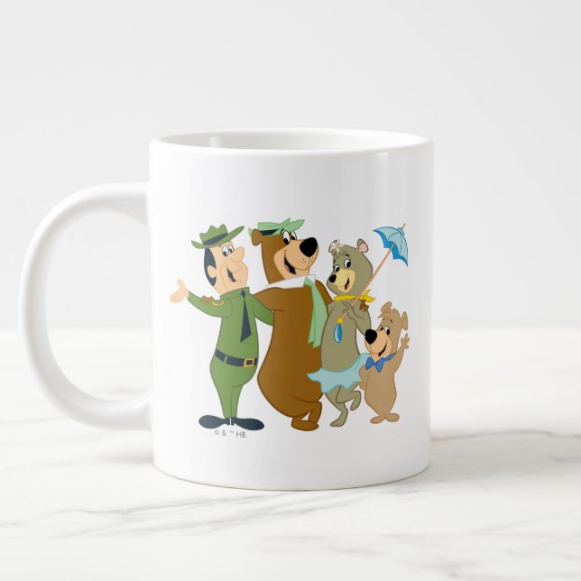 Grande Tasse Yogi Ours et amis Accueil chaleureux (Gauche)