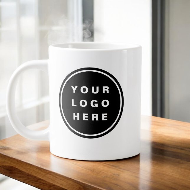 Grande Tasse Your Business Logo Promoteur Business Company (Créateur téléchargé)