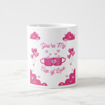 You're My Cup of Love – Romantic Gift Art Print  
