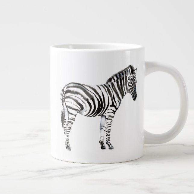 Grande Tasse Zèbre debout (Droite)