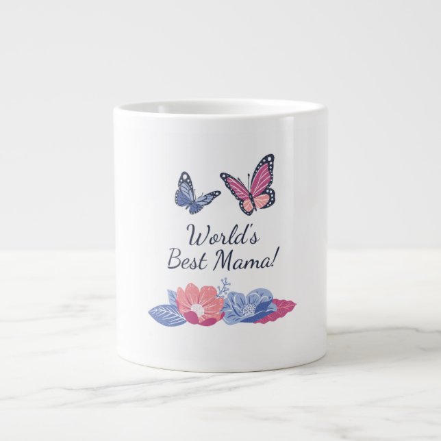 Grande Tasse "ZenBloom : Élégance tranquille dans chaque (Devant)