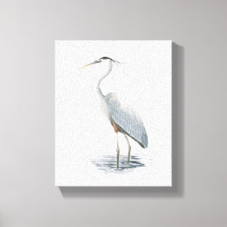 Grande toile de Heron Bleu