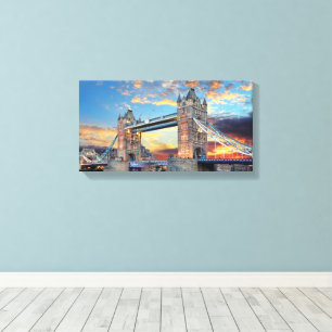 Grande toile Imprimer - London Tower Bridge