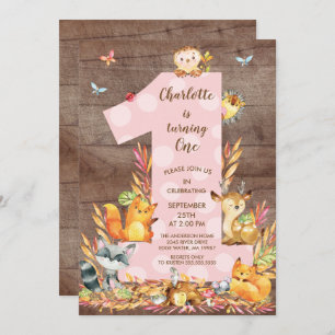 Grande une invitation d'anniversaire de filles de