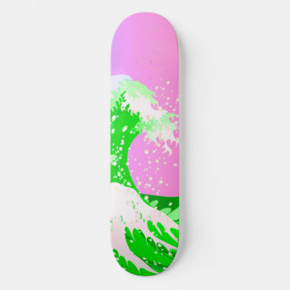 Grande vague au large de Kanagawa Skateboard Deck