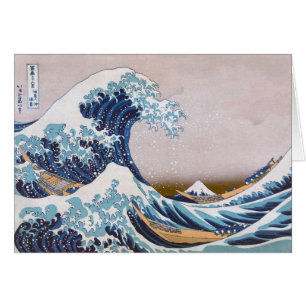 Grande vague du tsunami Kanagawa Japon par Hokusai