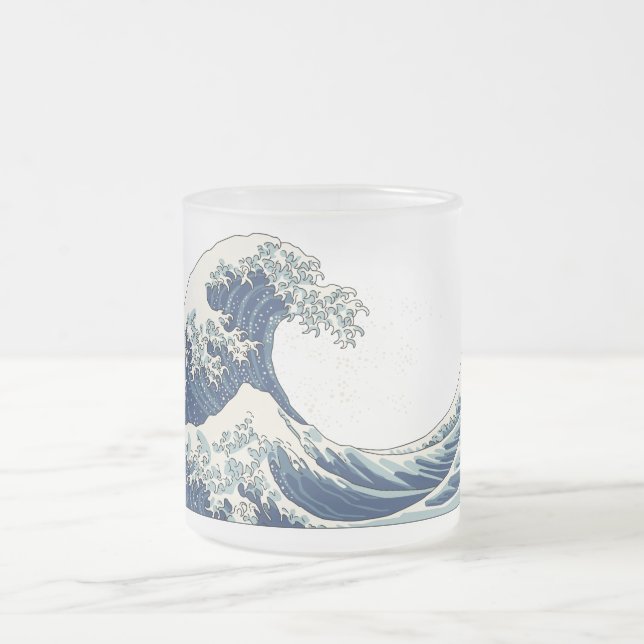 Grande vague givré tasse de verre (Centre)