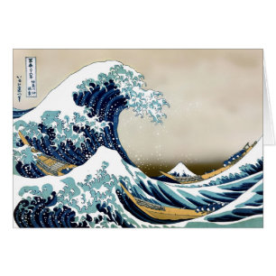 Grande vague reconstituée outre de Kanagawa par