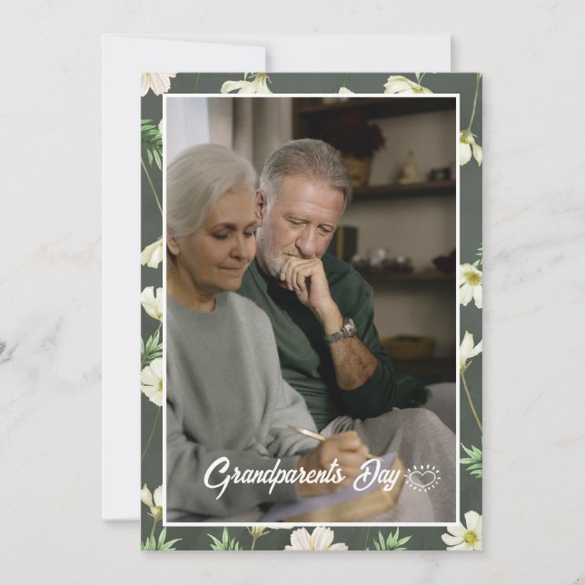 Grandeliertagskarte Foto Feiertagskarte (Vorderseite)
