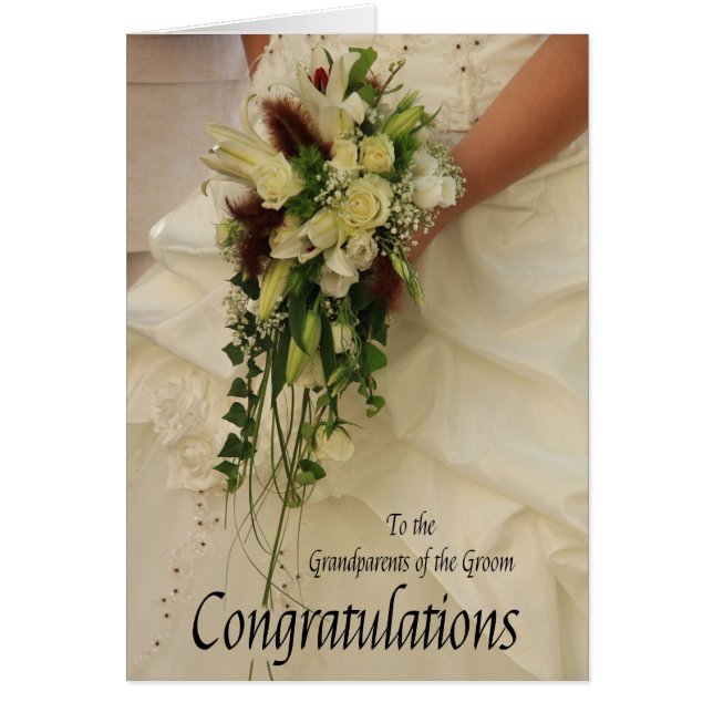 Grandeltern der Bräutigam Hochzeit gratulieren (Vorne)